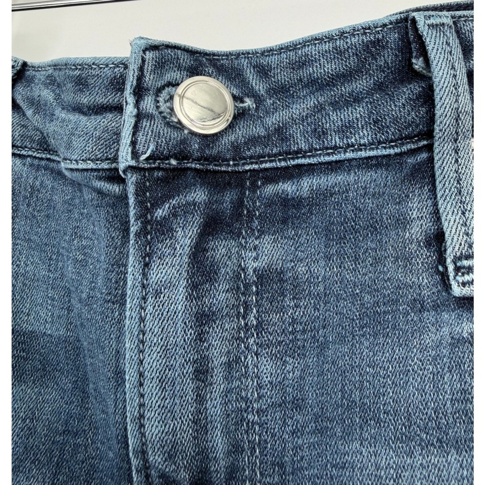 Good American Good Waist Skinny Jeans Blue Tuxedo Stripe GWCP103C Size 10/30 - Picture 5 of 13